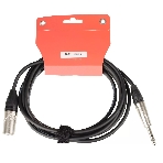 Кабель аудио FORCE FMC-07/31/4' TRS (M) - XLR (M), высококачественный балансный, малошумящий с проводниками из безкислородной меди OFC, диаметр 6 мм, профессиональные металлические разъемы, длина 3 м, цвет черный, фото5