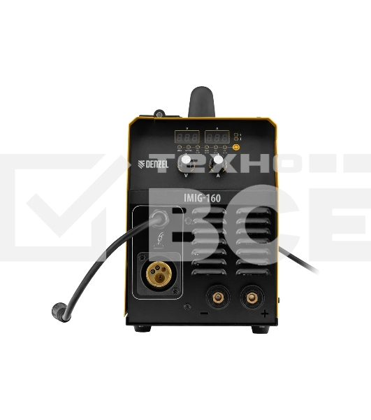 Аппарат инвертор. полуавтомат. cварки IMIG-160 Synergy, 160 А, ПВ 60%, катушка 5 кг Denzel