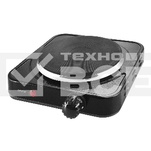 Электрическая плитка Centek CT-1506 (черный)  1конф ЧУГУН 155мм, 1000Вт, индикатор работы