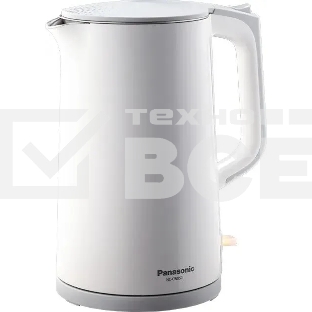 Чайник электрический Panasonic NC-CWK50 1.7л. 1500Вт белый корпус: нерж.сталь/пластик