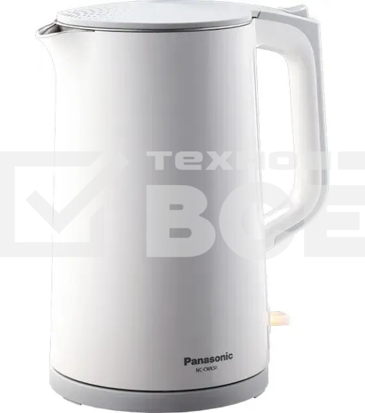 Чайник электрический Panasonic NC-CWK50 1.7л. 1500Вт белый корпус: нерж.сталь/пластик