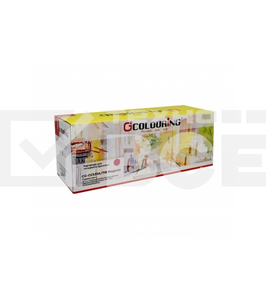 Картридж лазерный Colouring CG-CC533A/718 пурпурный (2800 стр.) для HP LJ CP2025/CM2320/Canon LBP-7200C/7210CDN/MF8330CDN