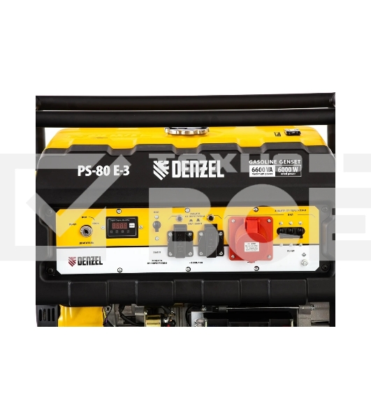 Электрогенератор бензиновый Denzel PS 80 E-3, 6.5 кВт, 85 дБ, 87 кг