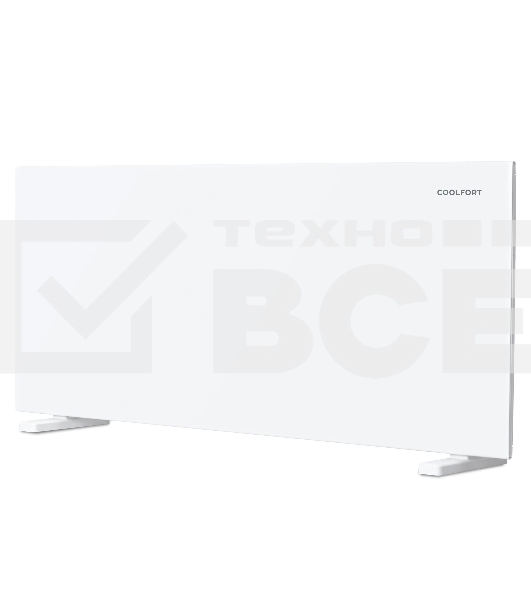 Конвектор Coolfort CF-3942 белый, 2000 Вт, 20 м2, термостат, дисплей, WiFi