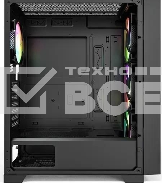 Компьютерный корпус Montech AIR 1000 PREMIUM черный без БП ATX 1x120мм 3x140мм 2xUSB3.0 audio bott PSU