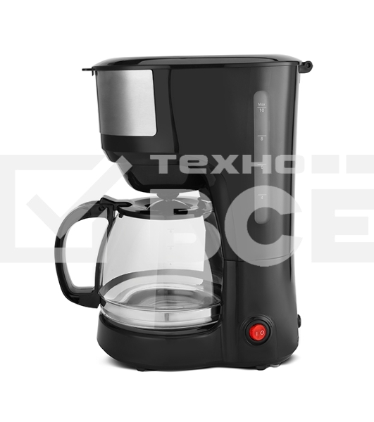 Кофеварка капельная Blackton Bt CM1117 чёрный, исп. кофе - молотый, 1,25 л, 750 Вт