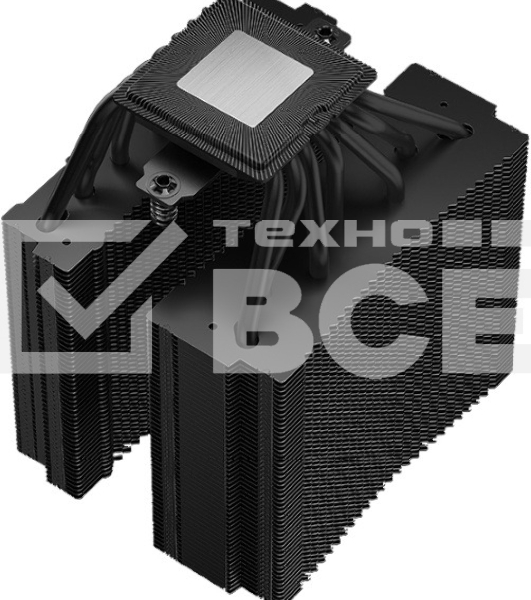 Кулер для процессора DEEPCOOL ASSASSIN IV VC VISION черный, 120 мм, алюминий/медь, 1800 об/мин, 29.3 дБ, 4 pin, 300 Вт, 172 мм