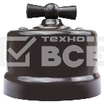 Выключатель проходной поворотный Bironi B1-201-22 1-кл. ОП Лизетта 10А IP20 ретро 4 полож. ABS-пластик коричневый, фото4