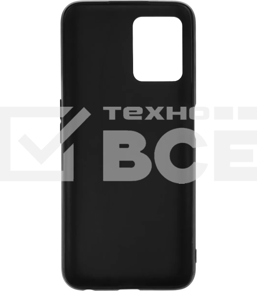 Чехол (клип-кейс) LuxCase, для Realme 8i, черный [62348]