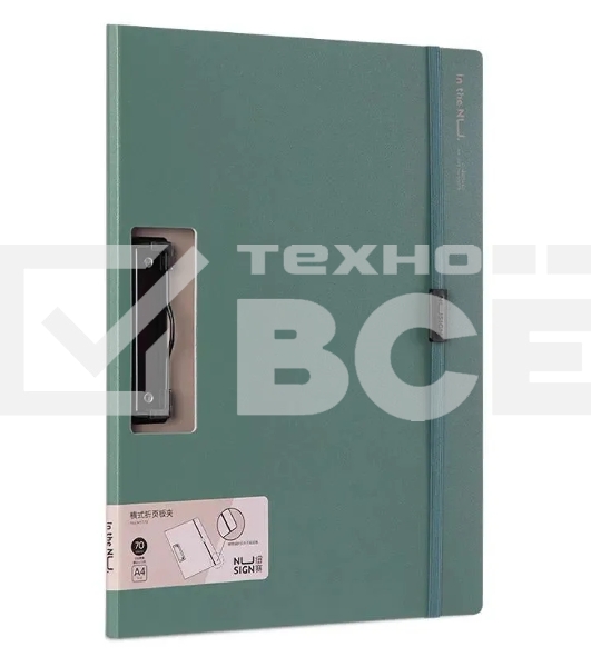 Папка-планшет Deli Nusign NS178GREEN A4 полипропилен зеленый