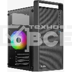 Компьютерный корпус MiniTower Aerocool / Formula CS-109-G-BK-v1 (mATX, USB3x1, USB2x2, 120мм RGb fan, без БП) (4711099472376), фото 1