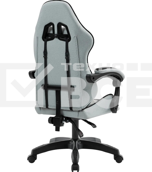 Кресло игровое Defender Savage серый/черн, класс 2, ткань