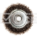 Щетка для УШМ Denzel 100 мм, М14, чашка, витая нержавеющая проволока 0,3 мм, фото5