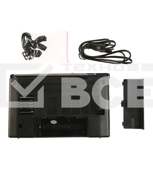 Радиоприемник ЭФИР 12 FM 64-108МГц, бат. 2*R20, 220V