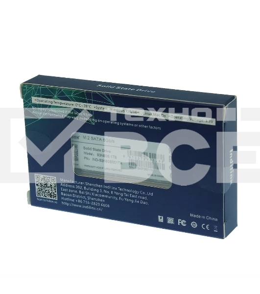 Накопитель SSD Indilinx IND-S3N80S 1ТБ, M.2 2280, SATA III, M.2, R/W 520/470