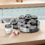 Йогуртница Kitfort КТ-6295 20Вт 7б. 190мл упр.:электрон. серебристый/черный, фото9