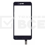 Сенсорное стекло (тачскрин) для Fly IQ YZ-CTP467(GN C620)-FPC, черное, фото 1