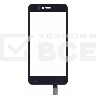 Сенсорное стекло (тачскрин) для Fly IQ YZ-CTP467(GN C620)-FPC, черное