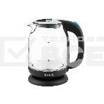 Чайник электрический Kitfort КТ-654-1 1.7л. 2200Вт голубой (корпус: стекло), фото2