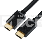 Кабель синхронизации GCR  5.0m HDMI 2.0, XLPE, Outdoor, Ultra HD, 4K 60Hz, 18.0 Гбит/с, HDR 4:4:4, 3D, черный, 2 Х экран, армирование, GCR-55270, фото 1