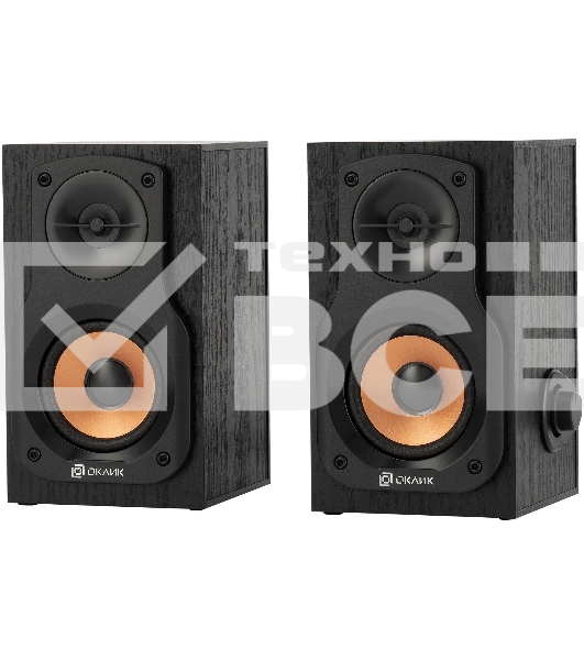 Колонки Oklick OK-162 2.0 темное дерево 8Вт