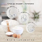 Планетарный миксер BQ MX640 White. Максимальная мощность 1600 Вт / Чаша из нержавеющей стали 6 л / Функция ферментации/ Подогрев чаши до 40'C / Электронное управление / Металлические насадки в комплекте / Металлические шестерни / Двойная защита: от перегр, фото6
