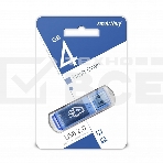 Флеш диск Smartbuy 4Gb USB Drive <USB2.0> Glossy series Blue (SB4GBGS-B), фото2