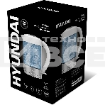 Чайник электрический Hyundai HYK-G9990 1.6л. 2000Вт белый/серебристый корпус: стекло, фото3