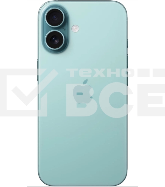 Смартфон Apple iPhone 16 A3287, 8/128Gb, бирюзовый