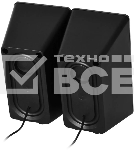Колонки Oklick OK-165 2.0 черный 6Вт