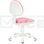 Кресло детское Бюрократ KD-3, на колесиках, ткань, розовый, фото2