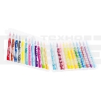 Фломастеры Deli EC10324 Color Emotion кисть смываемые 24цв. пластиковый пенал (24шт.), фото2