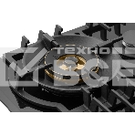 Газовая панель Weissgauff HGG 6441 BG Brass независимая, черный, фото5