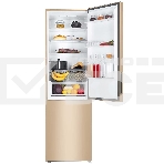 Холодильник Haier CEF537AGG золотистый , двухкамерный, 263/105л, морозилка снизу, No Frost, фото2