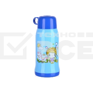 Термос детский MAYER&BOCH 28048 голубой/ синий/ оранжевый