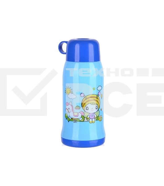 Термос детский MAYER&BOCH 28048 голубой/ синий/ оранжевый