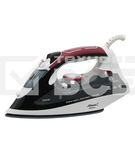 Утюг Atlanta ATH-5493 черный с пароувлажнением