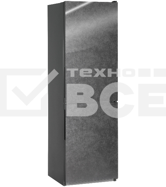 Холодильник Nordfrost NRG 162NF GSS серый мрамор двухкамерный 205/105л морозилка снизу, No Frost