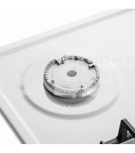 Газовая варочная панель Maunfeld EGHE.64.6CW/G, 4 конфорки, эмалированная сталь, белый