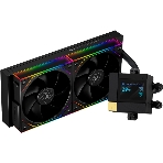 Система жидкостного охлаждения Thermalright Core Matrix 240 Vision (240мм, LED, Black, ARGB/Fans: 2x120мм, 68.9CFM, 28.2dBA, 2000RPM/Pump height 64.4мм, Rad thickness 27мм/S: 1700, 1200, 1851, 115X, AM5, AM4), фото9