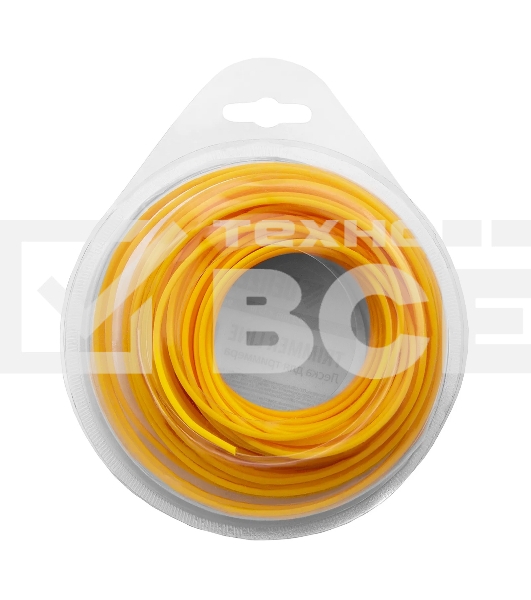 Леска для триммера Denzel квадратная, 2.0мм х 15м, блистер