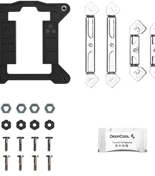 Кулер для процессора DEEPCOOL AG620 G2 WH LGA1954/1851/1700/AM5/AM4 (9шт/кор, TDP 270W, PWM, DUAL Black Fan 120mm, 6 тепл. трубок, белый) RET