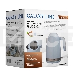 Чайник электрический Galaxy Line GL 0332, небесный, пластик, 2200 Вт, 1,7 л, фото2
