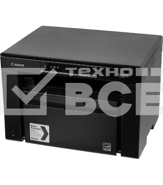МФУ лазерный Canon i-Sensys MF3010 bundle, A4, ч/б, печ. до 18 стр/мин., скан. до 20 стр/мин., 600 x 1200 dpi (печ.), 600x600dpi (скан.), USB