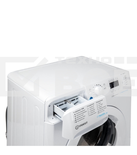 Стиральная машина Indesit BWSA 6109 WWV RU белый, загрузка фронтальная 6 кг, 1000 об/мин, класс: A