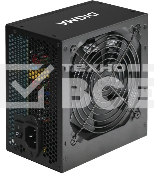 Блок питания Digma DPSU-750W-WH RTL, 750Вт, 80 PLUS, 120мм, черный