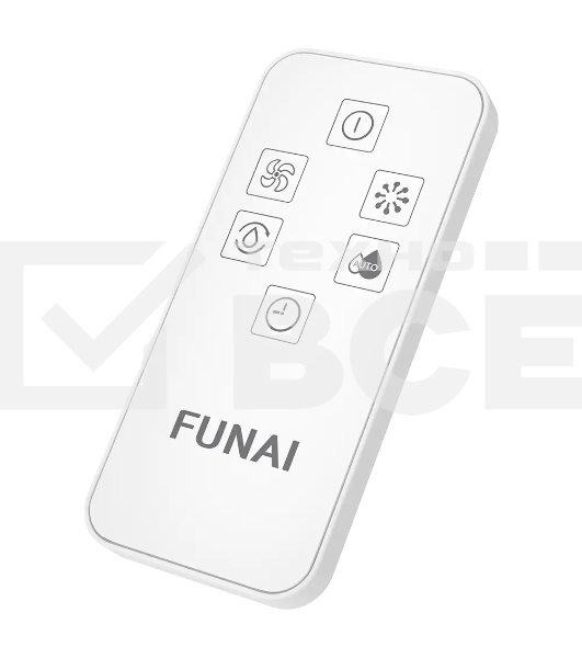 Увлажнитель воздуха Funai USH-MNE450/4.0(WT) 110Вт (ультразвуковой) белый