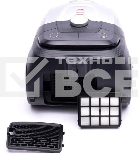 Пылесос Sharp ECJB19RS серебристый, 350/1900 Вт, уборка сухая, пылесборник мешок 2.3 л