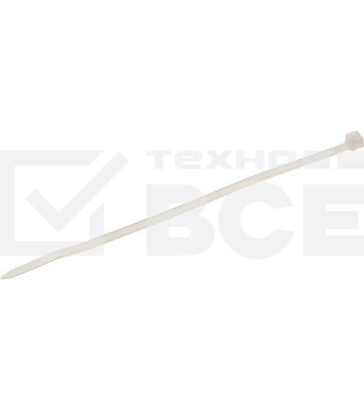 Нейлоновые стяжки Fortisflex КСС 4х150 мм белый 100 шт