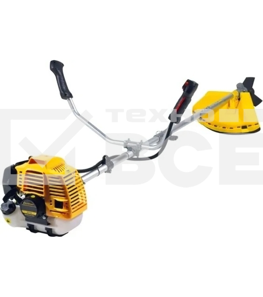 Газонокосилка Champion T523-2 1.4/1.9 кВт/л.с, Вес без режущей насадки 8,3 кг, Объем двигателя 51,7 см3, Объем топливного бака 950 мл, Максимальный расход топлива 610 г/кВт•ч/мл/ч, Тип рукоятки U-образная, штанга прямая Разъемная, Длина штанги 1493 мм, То